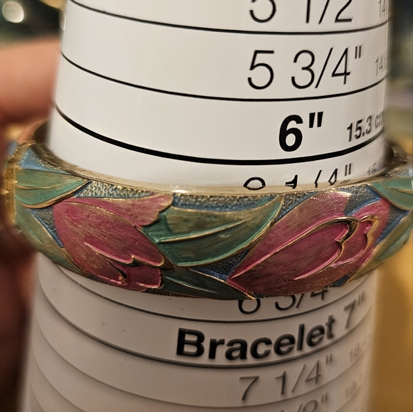 Vintage Kramer hinged bangle bracelet - Picture 6 of 16